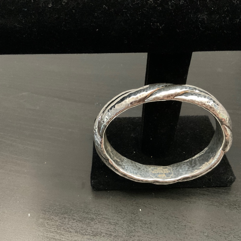 IPPOLITA 925 Sterling Silver Glamazon Twisted Bangle Bracelet